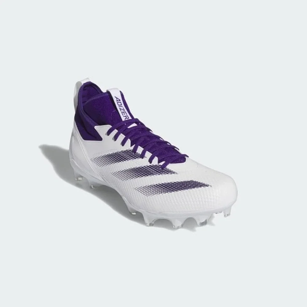 adidas adizero Impact Football Cleats Team Purple White IF2480 Men's Size 14 New